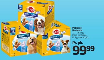 Fleggaard Pedigree Dentastix 1,1-1,62 kg. Flere varianter. tilbud