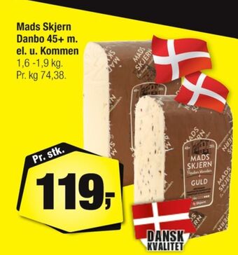 Mads skjern skæreost 45+ guld