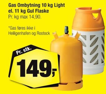 Calle Ukendt gasflaske tilbud