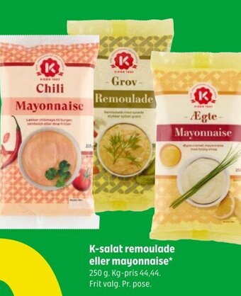Coop 365 K-salat remoulade eller mayonnaise* tilbud