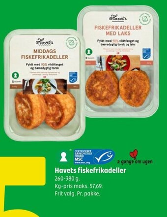 Coop 365 Havets fiskefrikadeller tilbud