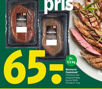 Coop 365 Marineret flanksteak tilbud
