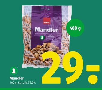 Mandler 400 g.
