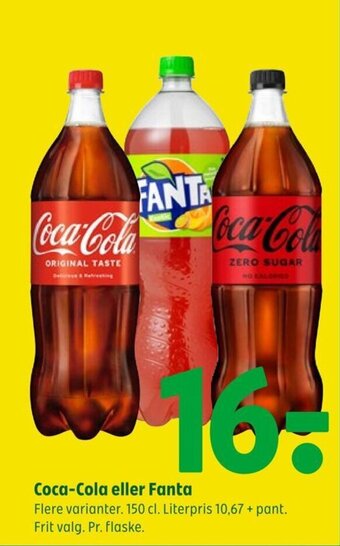 Coop 365 Coca-Cola eller Fanta tilbud