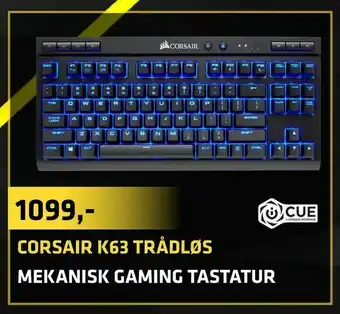 LabTech Data Corsair K63 trådløs tilbud