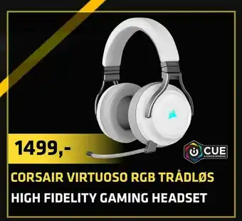 LabTech Data Corsair virtuoso rgb trådløs tilbud