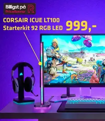 LabTech Data Corsair icue lt100 starterkit 92 rgb led tilbud
