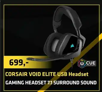 LabTech Data Corsair void elite usb headset tilbud