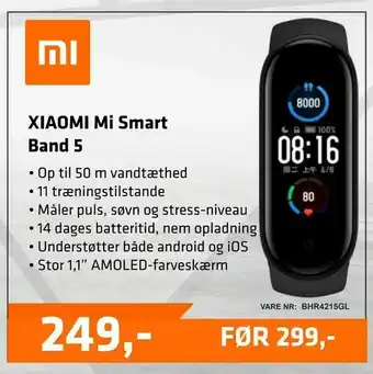 LabTech Data XIAOMI Mi Smart Band 5 tilbud