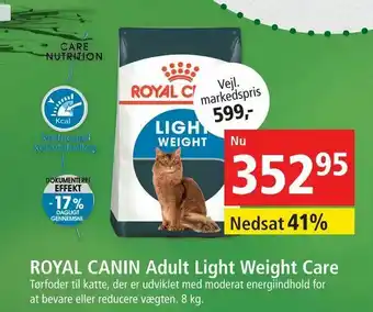 Maxi Zoo ROYAL CANIN Adult Light Weight Care tilbud