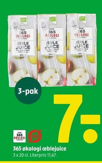 Coop 365 365 økologi æblejuice tilbud