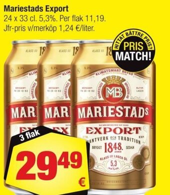 Mariestads Export