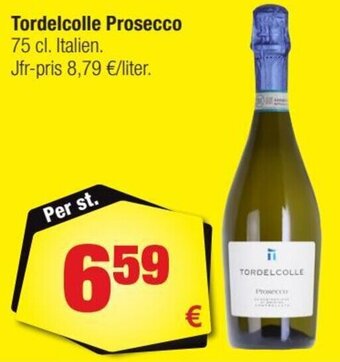 Calle Tordelcolle Prosecco 75 cl. tilbud