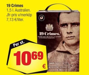 Calle 19 Crimes 1,5 I. Australien. tilbud