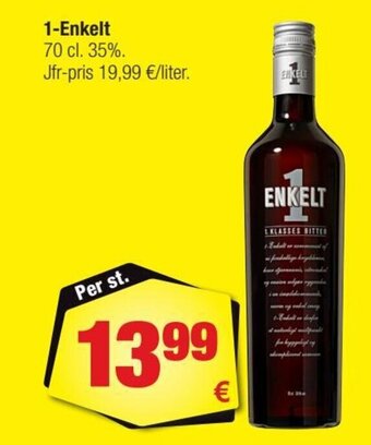1-Enkelt 70 cl. 35%.