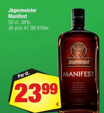 Jägermeister Manifest 50 cl.
