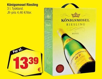 Calle Königsmosel Riesling 3L. Tyskland. tilbud