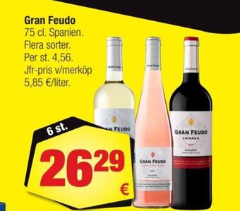 Gran Feudo 75 cl. Spanien