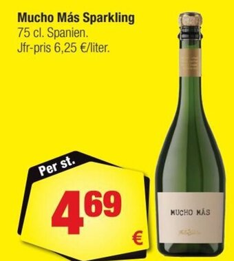 Calle Mucho Más Sparkling 75 cl tilbud