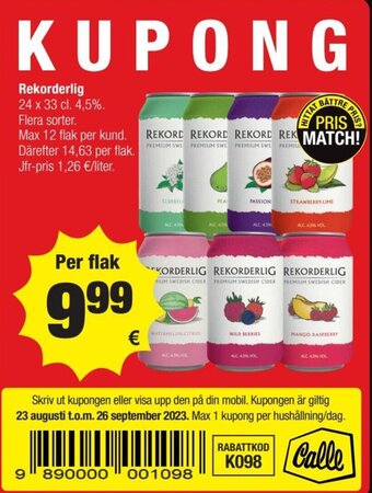 Rekorderlig