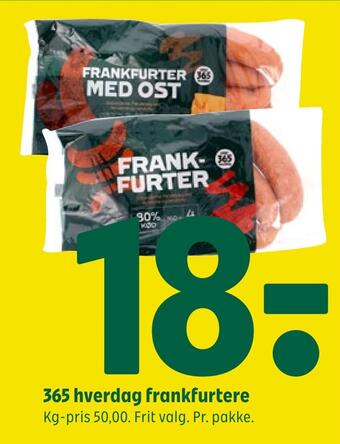 Coop 365 365 hverdag frankfurtere tilbud