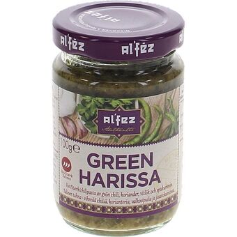 Al'fez | grøn chilipasta 100g | kolonial > sauce, dressing & olier,krydderi og smag