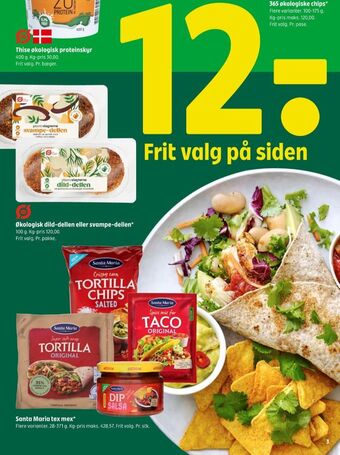 Coop 365 Santa maria tortillachips tilbud