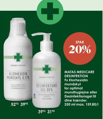 Matas Matas medicare klorhexidin tilbud