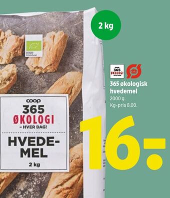 Coop 365 Coop 365 hvedemel tilbud