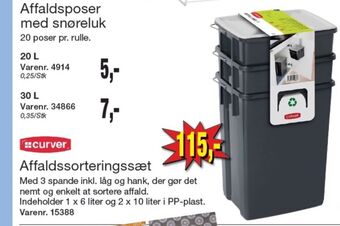 Curver affaldsspand