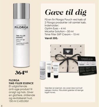 Matas Filorga bodylotion tilbud