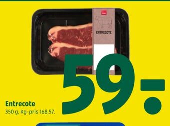 Coop 365 Coop okseentrecotes tilbud