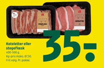 Coop 365 Coop flæsk i skiver tilbud