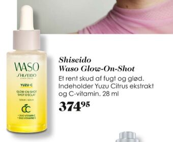 Matas Shiseido serum tilbud