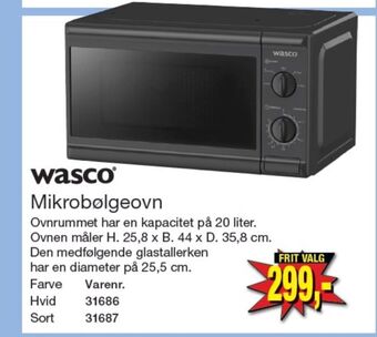Harald Nyborg Wasco mikroovn tilbud