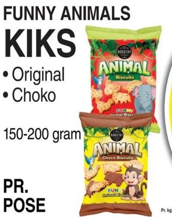 ABC Lavpris FUNNY ANIMALS KIKS tilbud