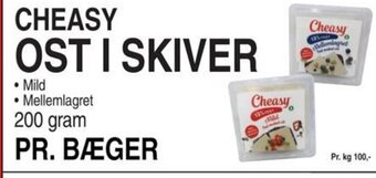 ABC Lavpris CHEASY OST I SKIVER tilbud