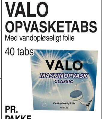 ABC Lavpris VALO OPVASKETABS tilbud