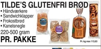 TILDE'S GLUTENFRI BRØD