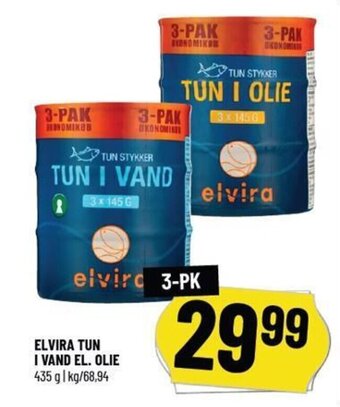 Løvbjerg ELVIRA TUN I VAND EL. OLIE 435 g tilbud