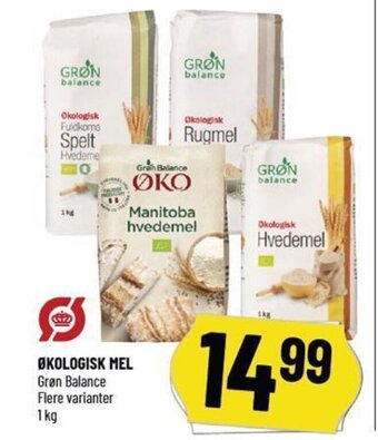 ØKOLOGISK MEL Grøn Balance Flere varianter 1 kg