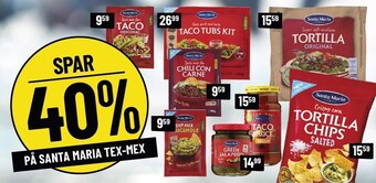 Løvbjerg Spar 40% på santa maria tex-mex tilbud