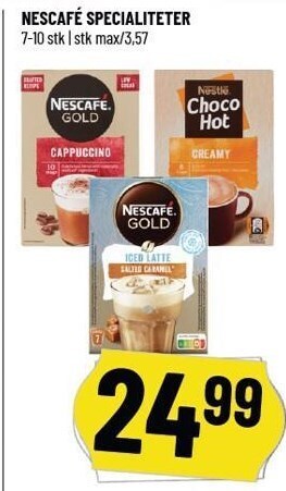 Løvbjerg Nescafe specialiteter tilbud