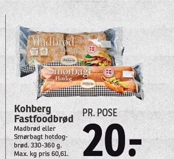 SPAR Kohberg fastfoodbrød tilbud