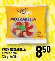Løvbjerg Frisk mozzarella 125 g tilbud