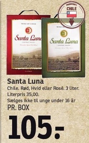 SPAR Santa luna tilbud