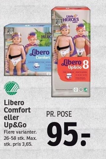 SPAR Libero comfort eller up&go tilbud