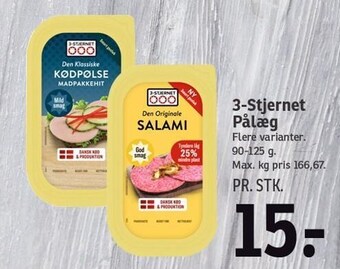 SPAR 3-stjernet pålæg tilbud