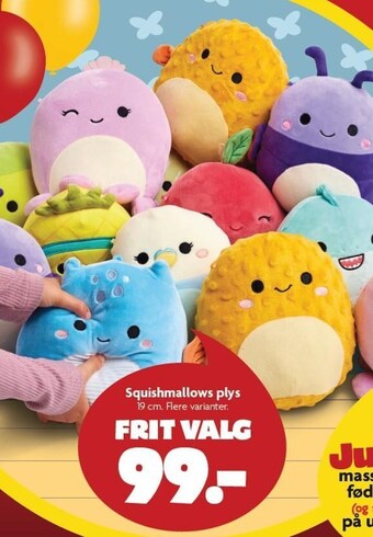 Fætter BR Squishmallows plys tilbud