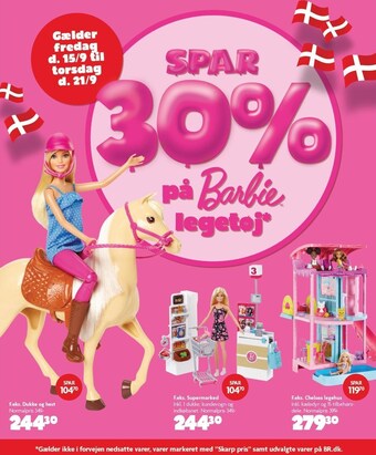 Fætter BR Spar 30% på barbie legetøj tilbud